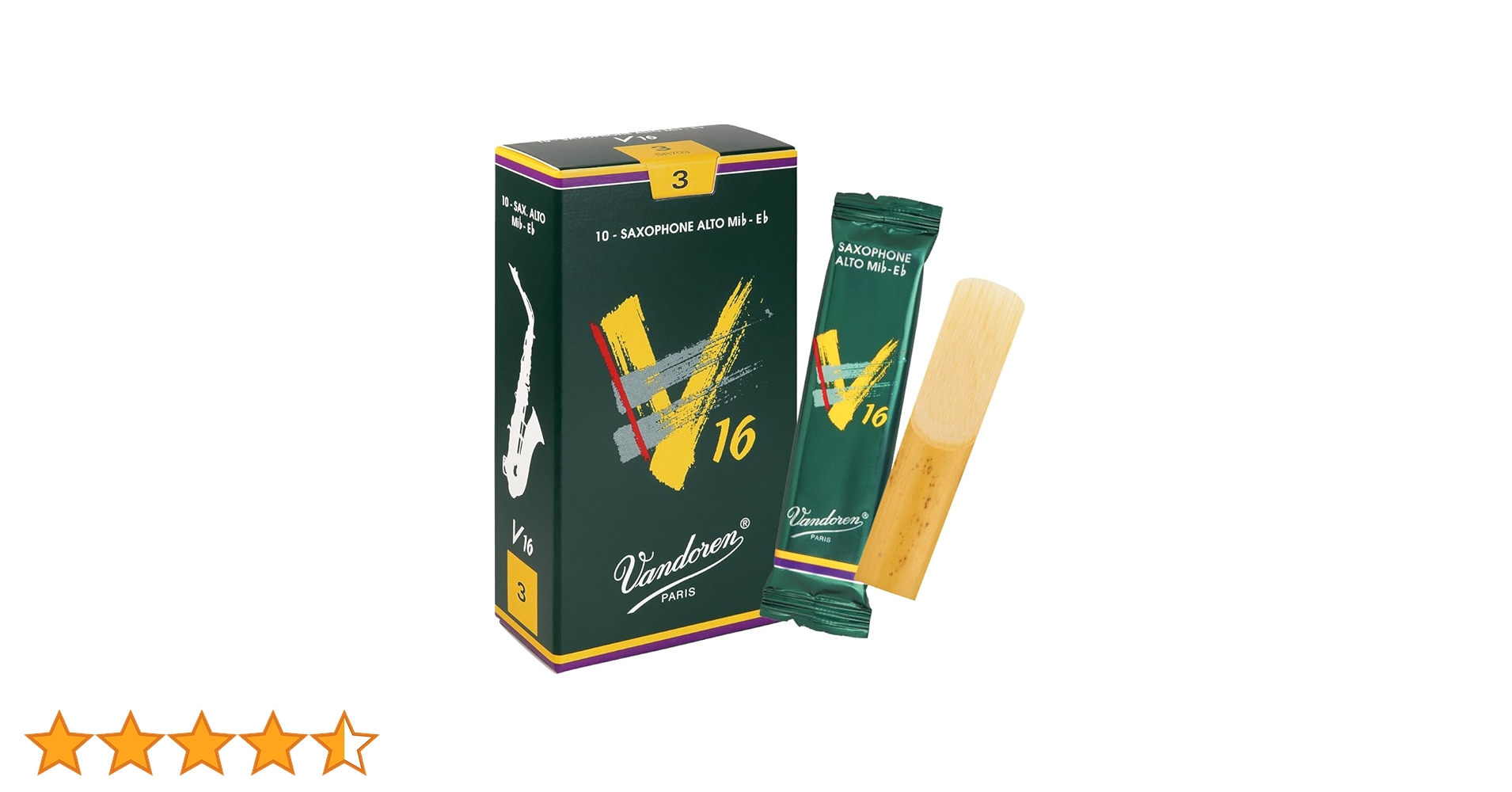 Amazon.co.jp: バンドーレン アルトサックスリード V16 :3 (10枚入